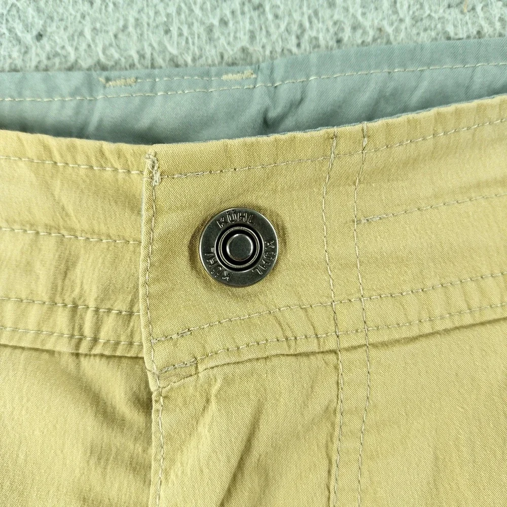Kuhl Shorts Mens 32 Beige 9 Inch Canvas Stretch Chino Hiking Travel Casual